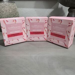 6 Bath Body Works Wallflowers Santa's‎ Workshop Refills